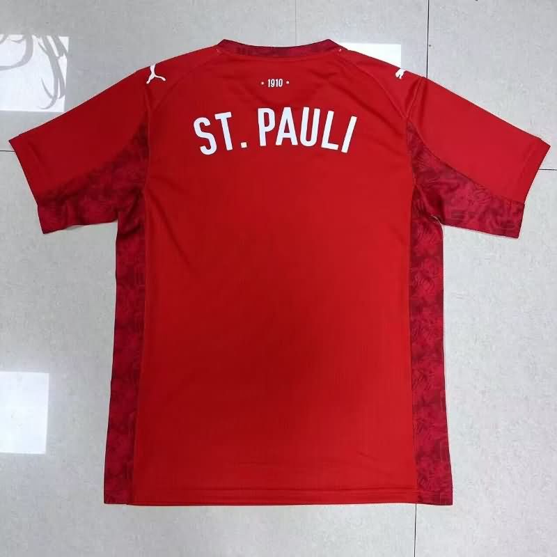 AAA(Thailand) St Pauli 25/26 Red Soccer Jersey