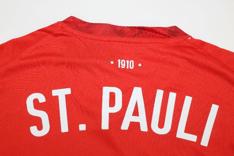 AAA(Thailand) St Pauli 25/26 Red Soccer Jersey