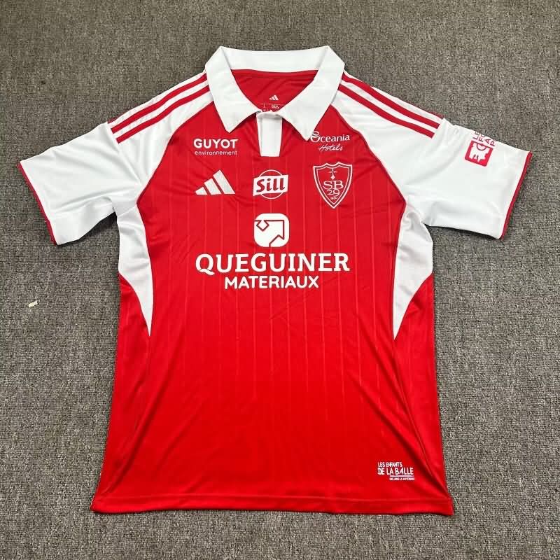 AAA(Thailand) Stade Brestois 25/26 Home Soccer Jersey