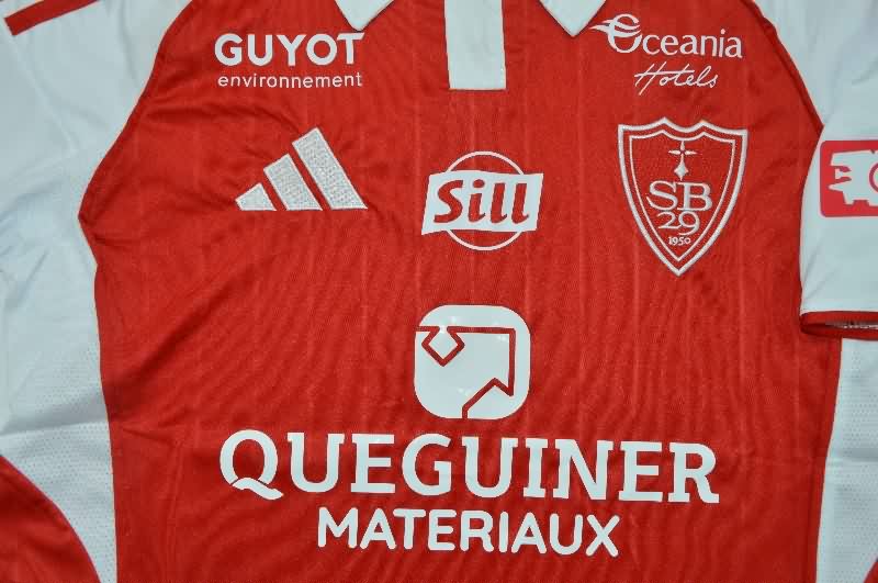AAA(Thailand) Stade Brestois 25/26 Home Soccer Jersey