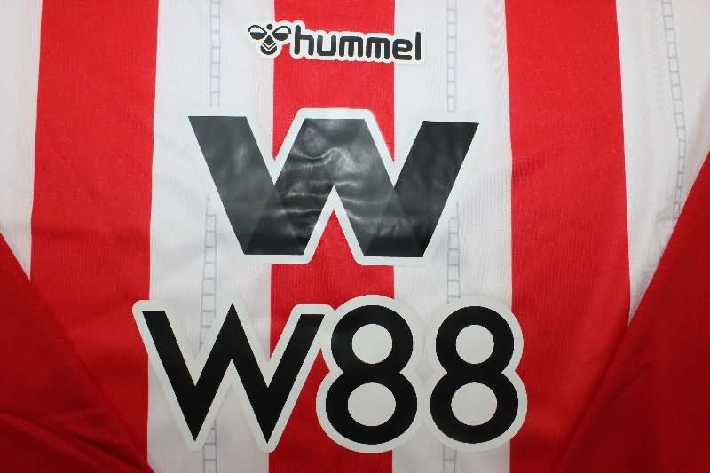 AAA(Thailand) Sunderland 25/26 Home Long Sleeve Soccer Jersey