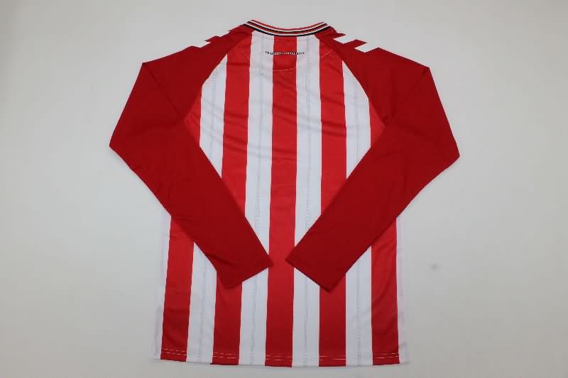 AAA(Thailand) Sunderland 25/26 Home Long Sleeve Soccer Jersey