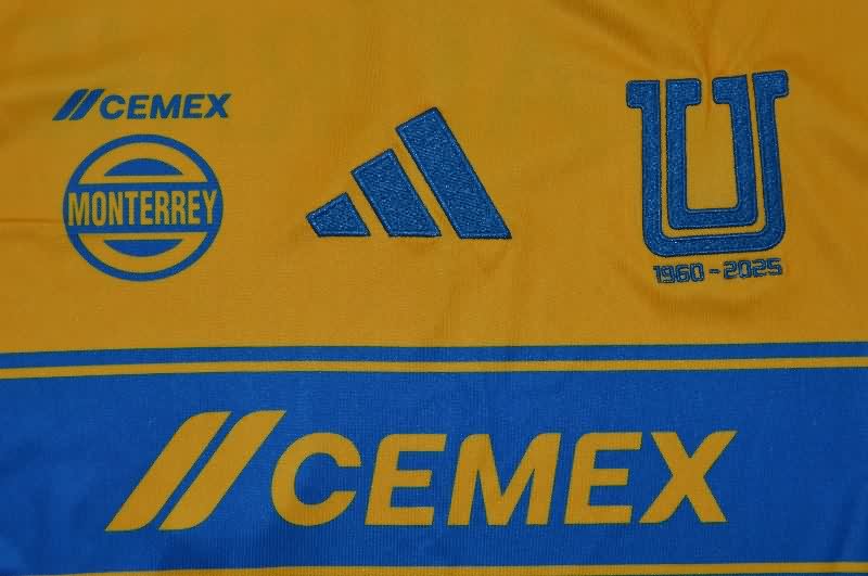 AAA(Thailand) Tigres Uanl 25/26 Home Soccer Jersey
