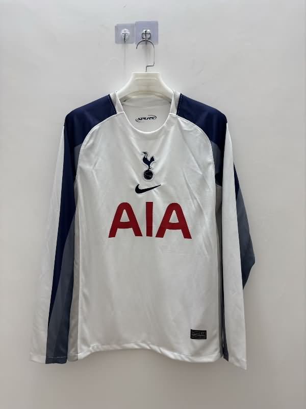 AAA(Thailand) Tottenham Hotspur 25/26 Home Long Sleeve Soccer Jersey