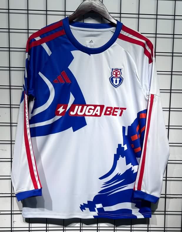 AAA(Thailand) Universidad Chile 2026 Away Long Sleeve Soccer Jersey