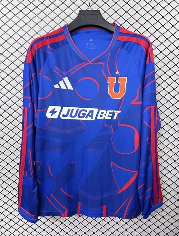 AAA(Thailand) Universidad Chile 2026 Home Long Sleeve Soccer Jersey