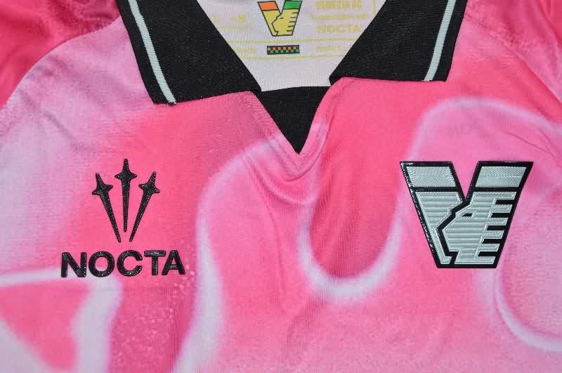 AAA(Thailand) Venezia 25/26 Goalkeeper Pink Long Sleeve Soccer Jersey