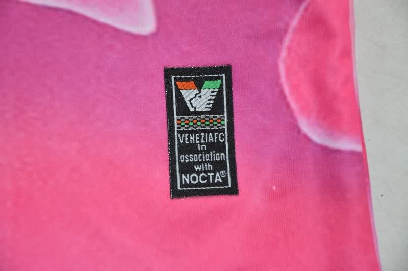 AAA(Thailand) Venezia 25/26 Goalkeeper Pink Long Sleeve Soccer Jersey