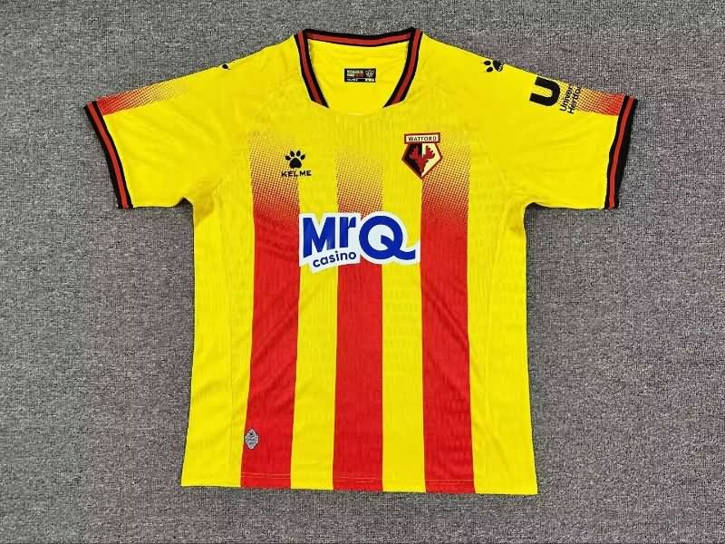 AAA(Thailand) Watford 25/26 Home Soccer Jersey