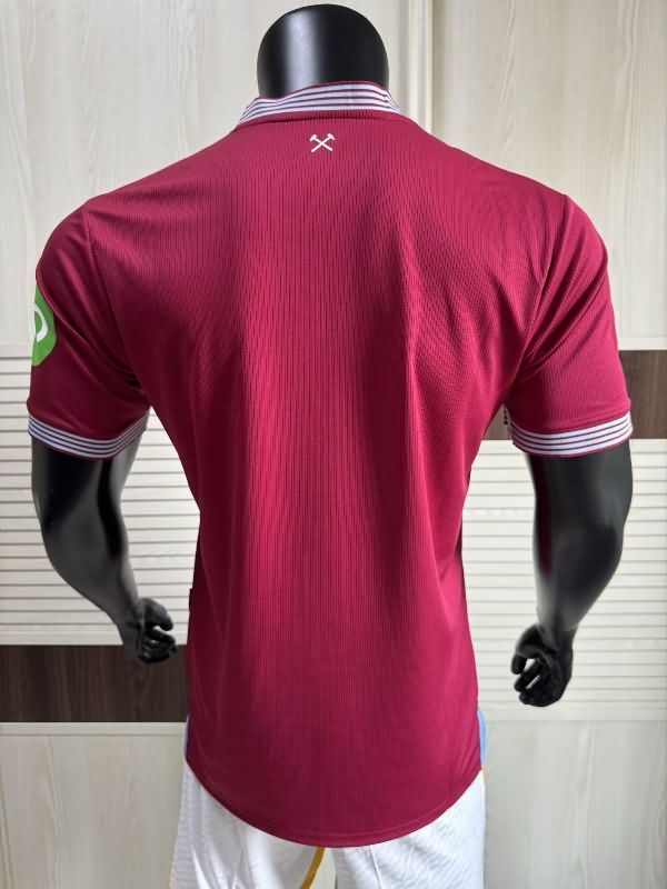 AAA(Thailand) West Ham 25/26 Home Soccer Jersey (Player)