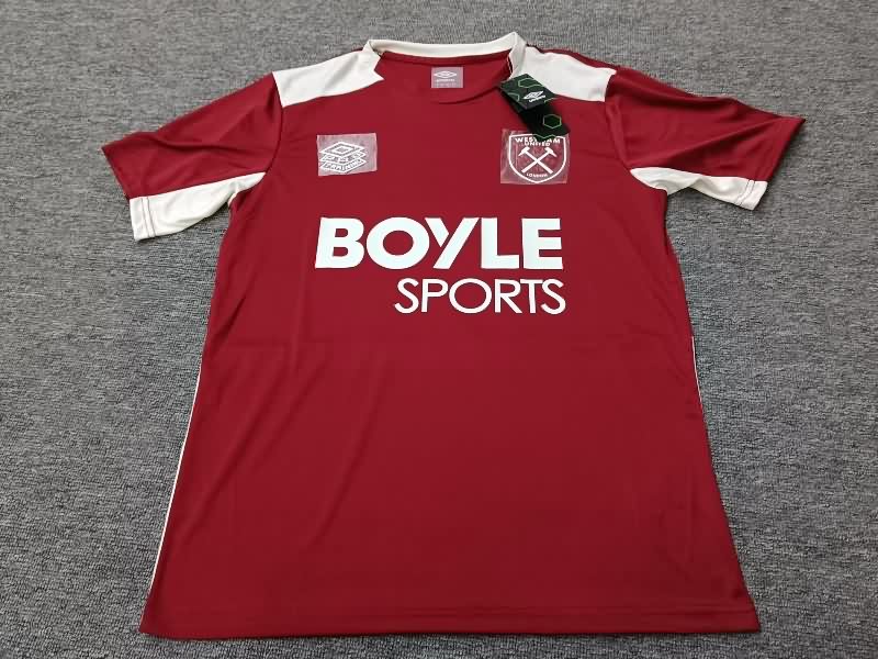 AAA(Thailand) West Ham 25/26 Training Soccer Jersey
