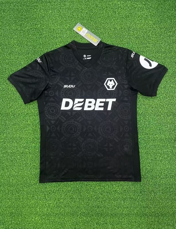 AAA(Thailand) Wolves 25/26 Goalkeeper Black Soccer Jersey