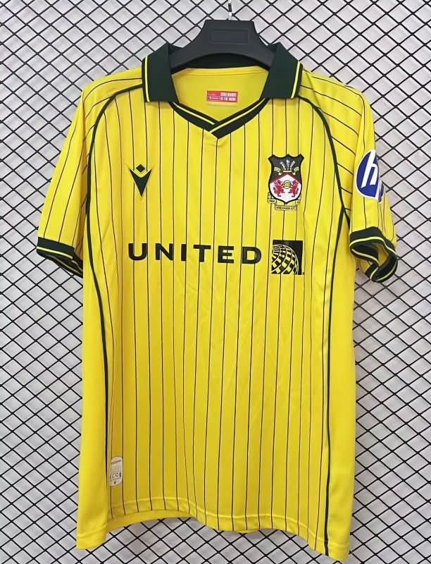 AAA(Thailand) Wrexham 25/26 Away Soccer Jersey