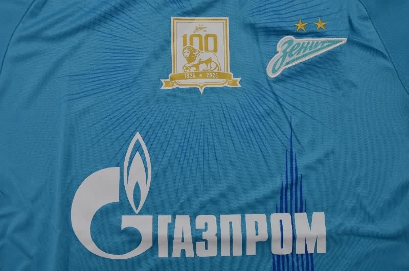 AAA(Thailand) Zenit 25/26 Home Soccer Jersey