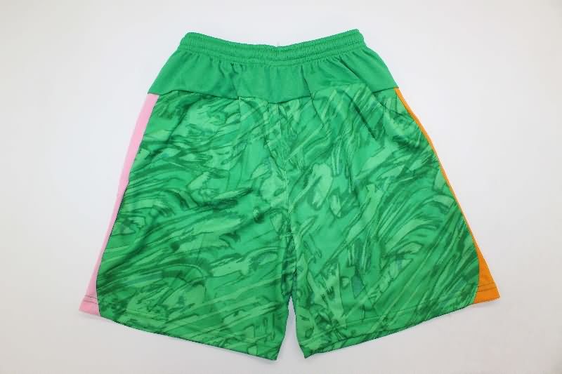 AC Milan 25/26 Kids Goalkeeper Green Soccer Jersey And Shorts