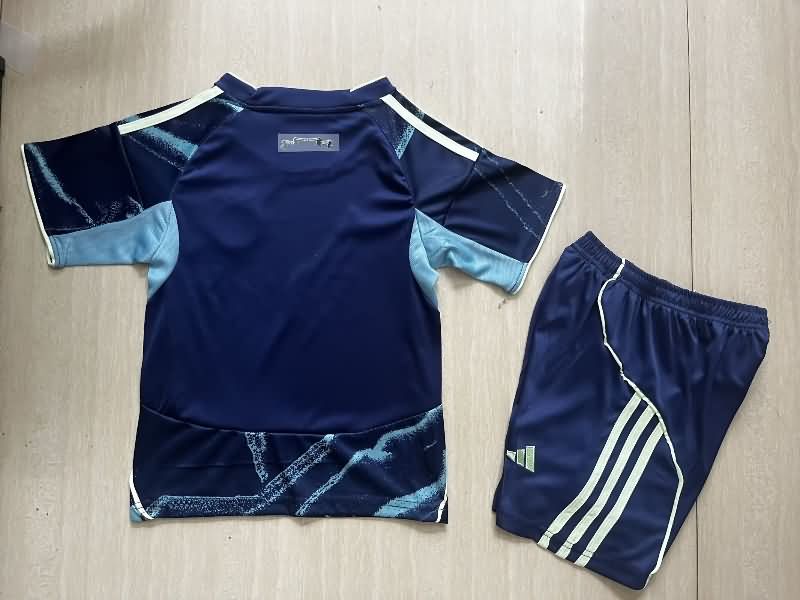 Ajax 25/26 Kids Away Soccer Jersey And Shorts
