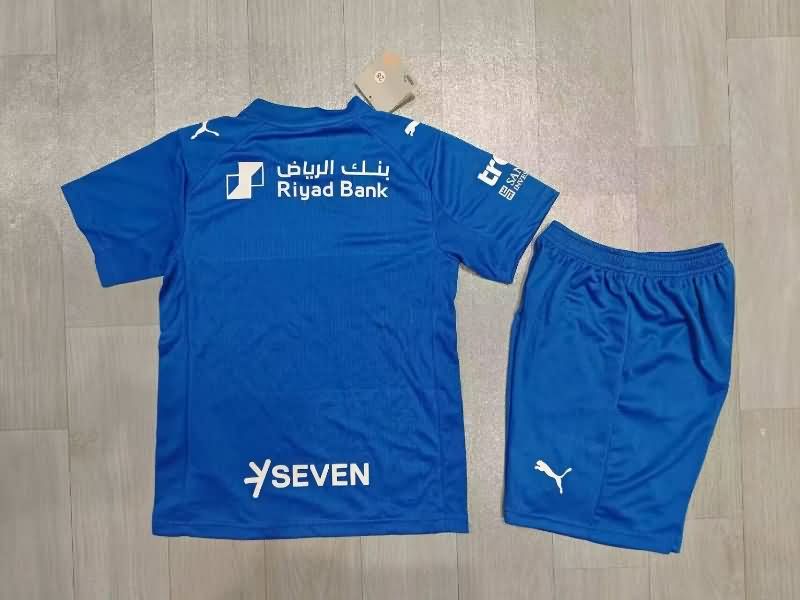 Al Hilal 25/26 Kids Home Soccer Jersey And Shorts