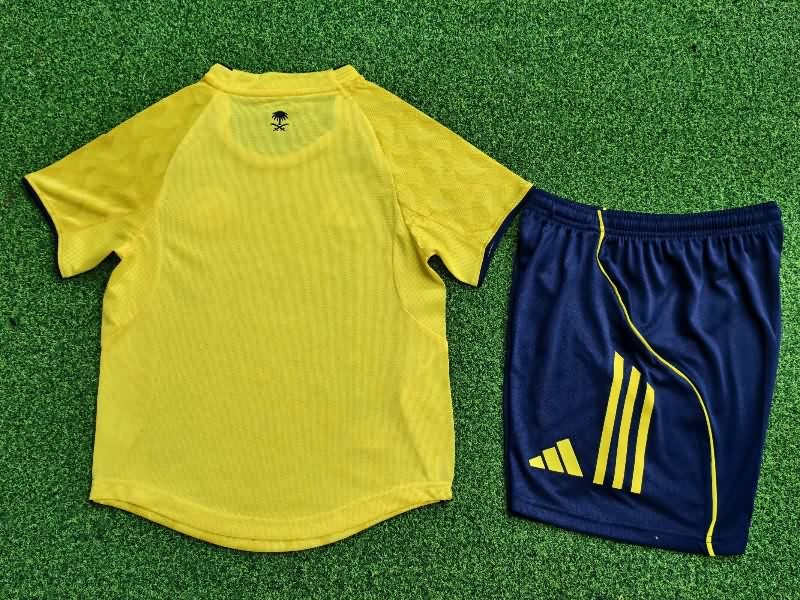 Al Nassr FC 25/26 Kids Home Soccer Jersey And Shorts (Player)