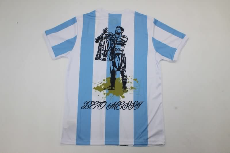 Argentina 2025 Kids MESSI Special Soccer Jersey And Shorts 02