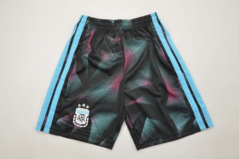 Argentina 2026 Kids World Cup Goalkeeper Black Soccer Jersey And Shorts