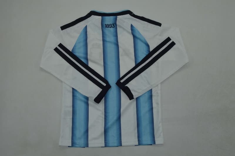 Argentina 2026 Kids World Cup Home Long Sleeve Soccer Jersey And Shorts
