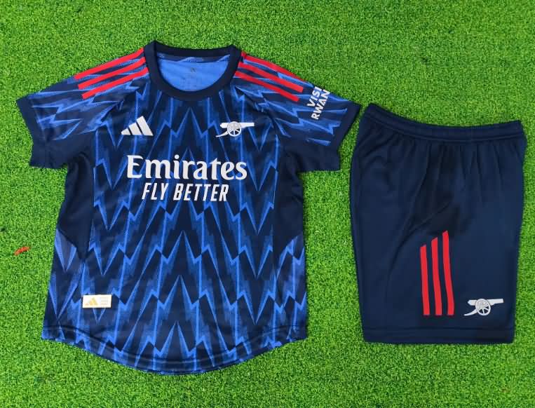 Arsenal 25/26 Kids Away Soccer Jersey And Shorts (Player)