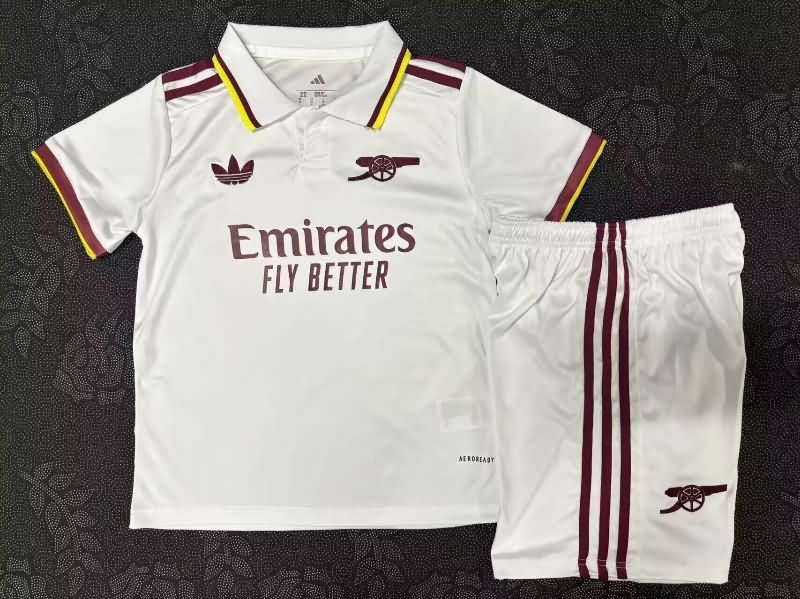 Arsenal 25/26 Kids Third Soccer Jersey And Shorts Leaked