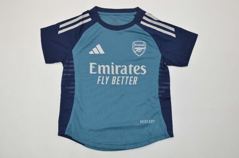 Arsenal 25/26 Kids Training Soccer Jersey And Shorts (Player)