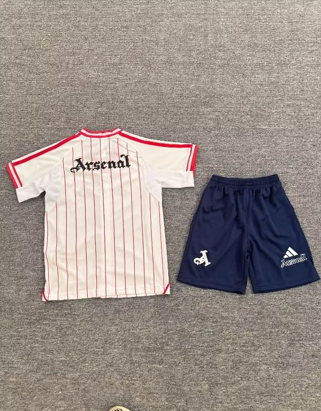 Arsenal 25/26 Kids Travel Soccer Jersey And Shorts