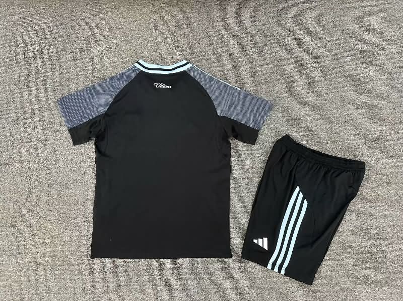 Aston Villa 25/26 Kids Away Soccer Jersey And Shorts