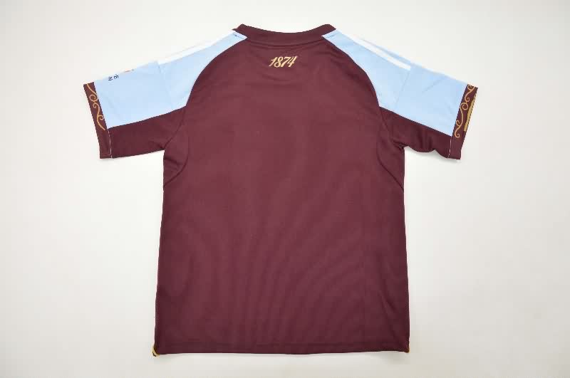 Aston Villa 25/26 Kids Home Soccer Jersey And Shorts