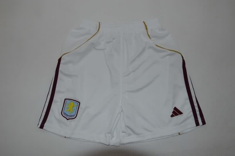 Aston Villa 25/26 Kids Home Soccer Jersey And Shorts