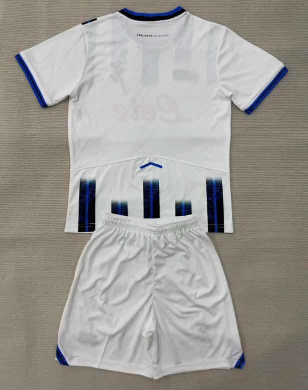 Atalanta BC 25/26 Kids Away Soccer Jersey And Shorts