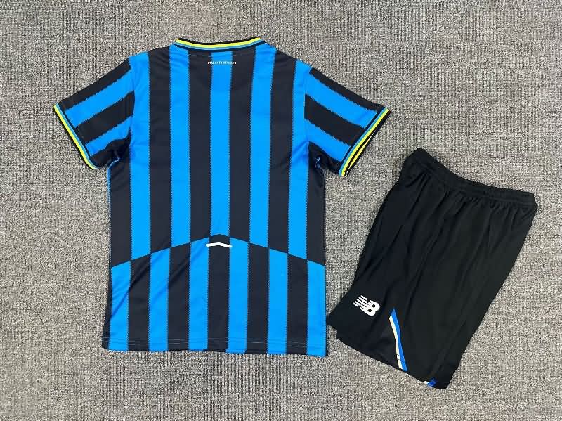Atalanta BC 25/26 Kids Home Soccer Jersey And Shorts