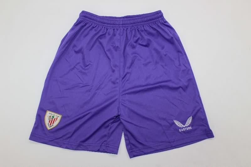 Athletic Bilbao 25/26 Kids Goalkeeper Purple Soccer Jersey And Shorts