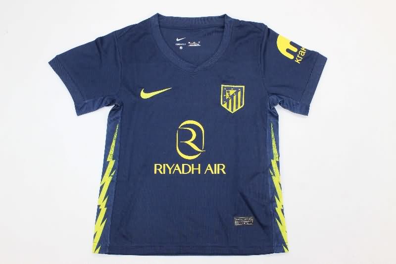 Atletico Madrid 25/26 Kids Away Soccer Jersey And Shorts