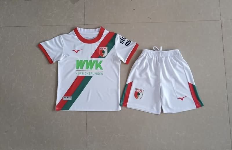 Augsburg 25/26 Kids Home Soccer Jersey And Shorts