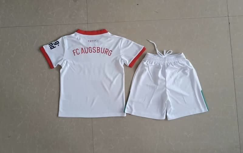 Augsburg 25/26 Kids Home Soccer Jersey And Shorts
