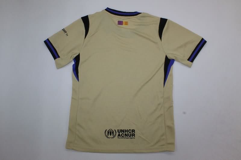 Barcelona 25/26 Kids Away Soccer Jersey And Shorts