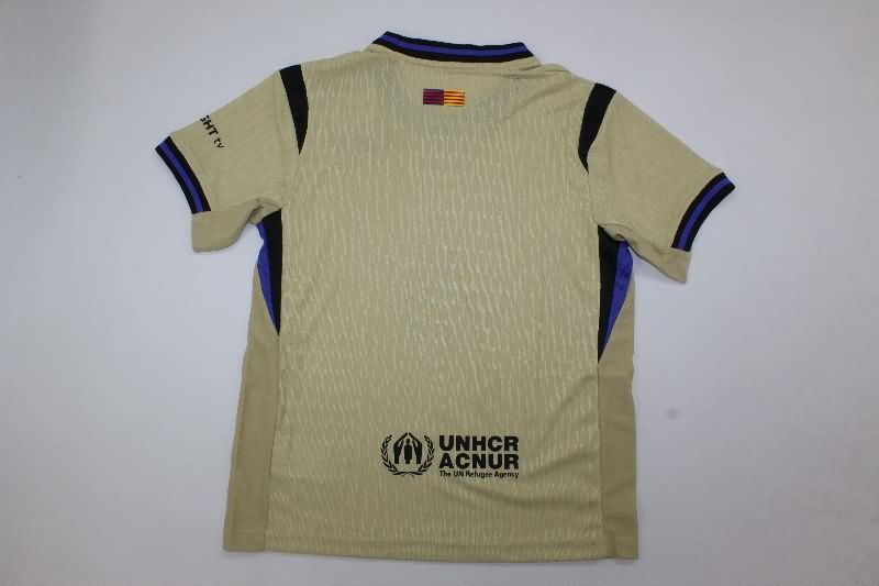 Barcelona 25/26 Kids Away Soccer Jersey And Shorts (Player)