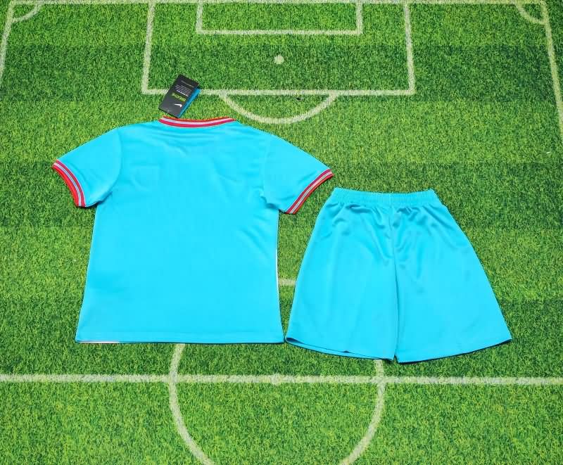 Barcelona 25/26 Kids Blue Soccer Jersey And Shorts