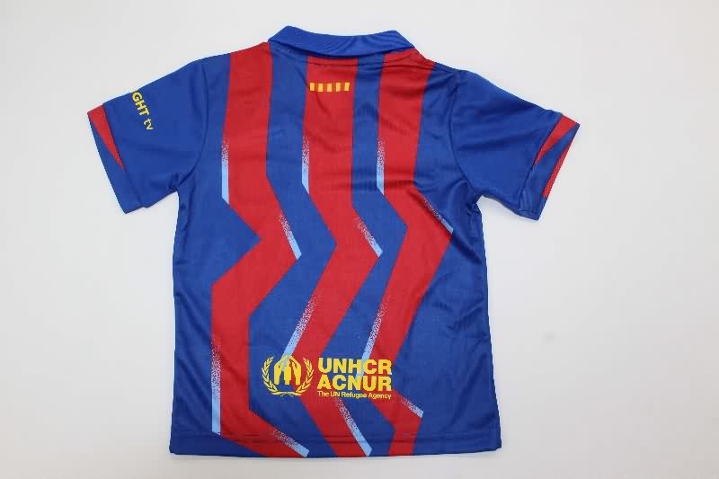 Barcelona 25/26 Kids Fourth Soccer Jersey And Shorts