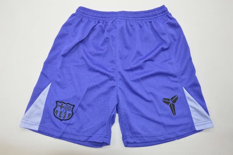 Barcelona 25/26 Kids Goalkeeper Purple Soccer Jersey And Shorts