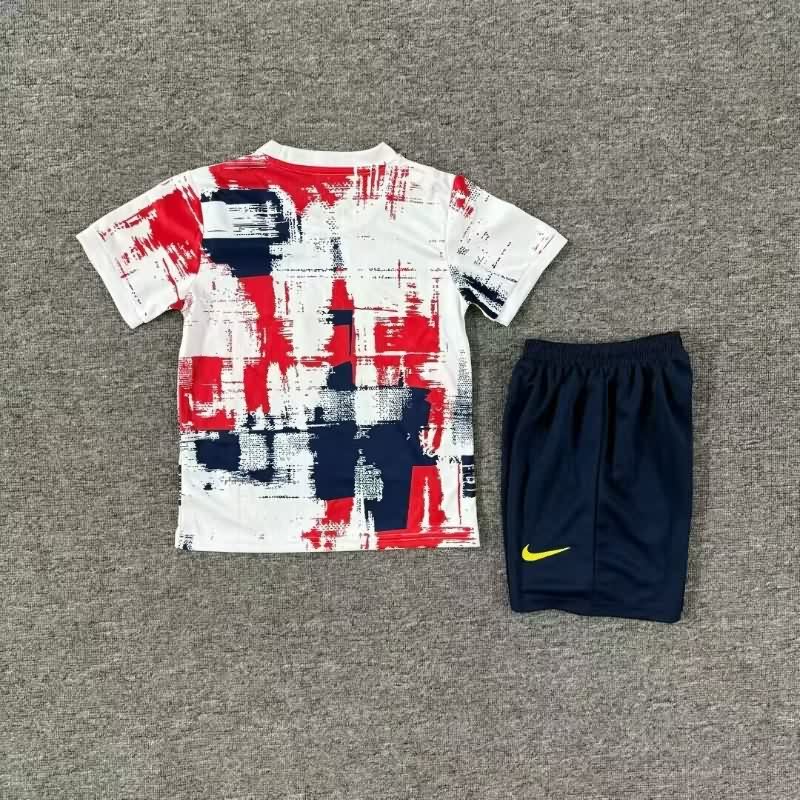 Barcelona 25/26 Kids Special Soccer Jersey And Shorts 07