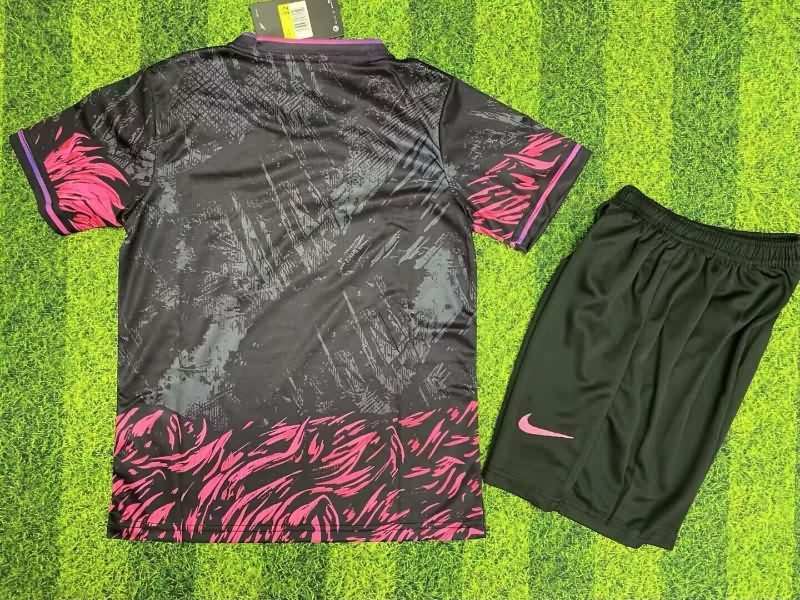 Barcelona 25/26 Kids Special Soccer Jersey And Shorts 08