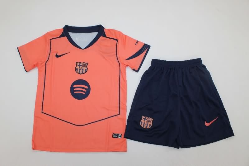Barcelona 25/26 Kids Third Soccer Jersey And Shorts