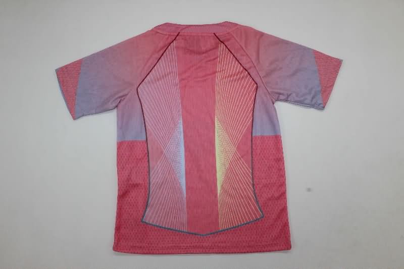 Barcelona 25/26 Kids Training Soccer Jersey And Shorts 02