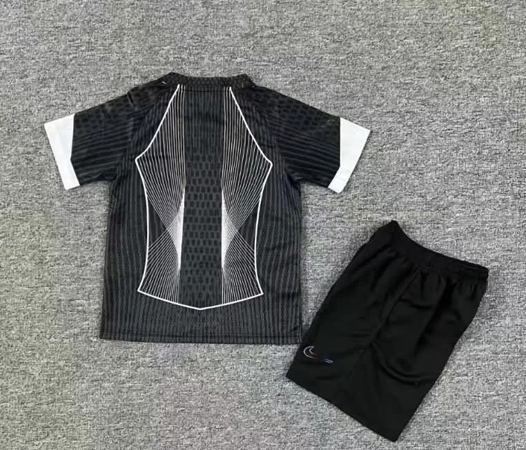 Barcelona 25/26 Kids Training Soccer Jersey And Shorts 04