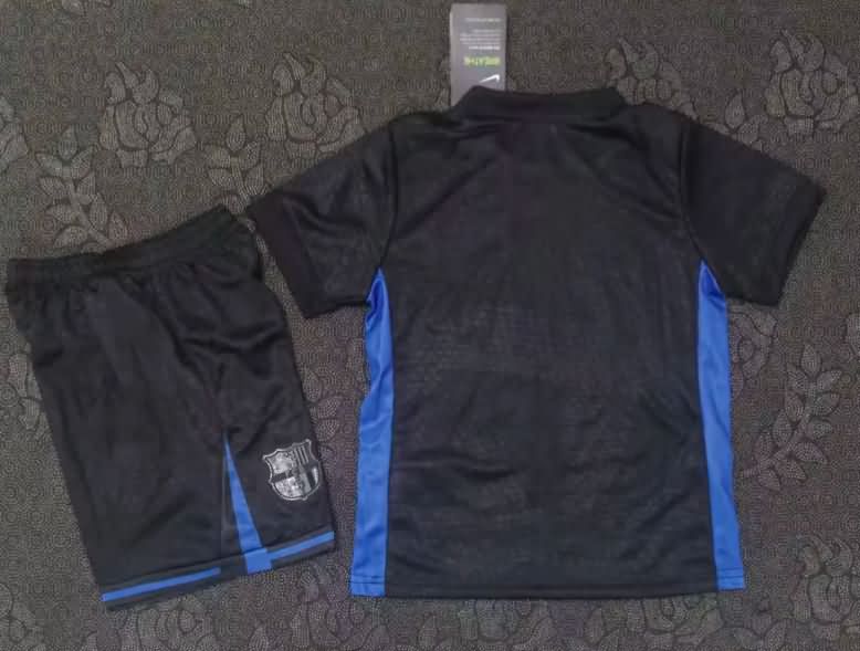 Barcelona 25/26 Kids Training Soccer Jersey And Shorts 05
