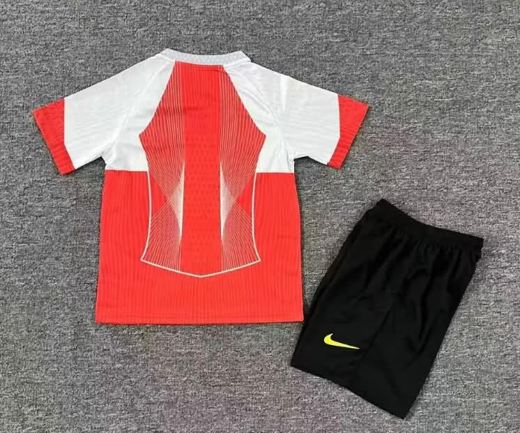 Barcelona 25/26 Kids Training Soccer Jersey And Shorts 06